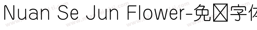 Nuan Se Jun Flower字体转换